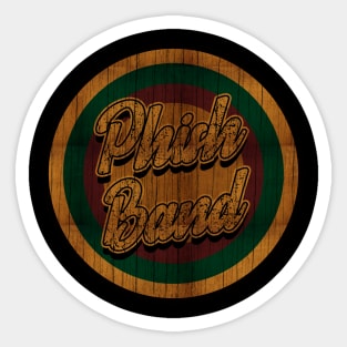 Circle Retro Phish Sticker